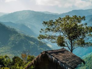 trekking in chin state valley views